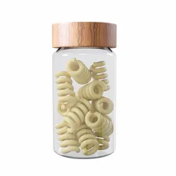 Pasta jar with pasta