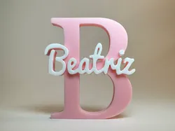 Placa de Nombre 3D - Beatriz - Modelo de impresión 3D gratuito