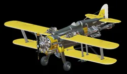 Punk style fighter jet