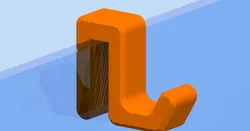 Shower cubicle hook