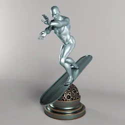Silver Surfer - Sci-Fi Static Game Ready Free