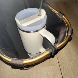Stanley Cup holder for shopping basket