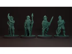 Town guard FDM supportless