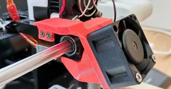 Anet A6 40mm axial fan holder with duct (remix)