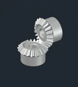 Bevel Gear Pair 3D Model