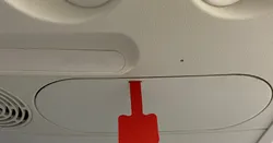 Boeing Sky Interior - Pax oxygen mask drop test key