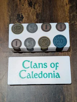 Clans of Caledonia - Metal Coin Holder