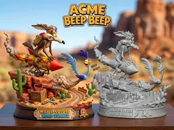 COYOTE Y CORRECAMINOS, ACME BEEEEP BEEEP - Modelo de impresión 3D gratuito