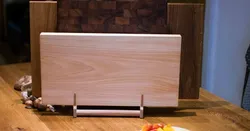 Cutting board, breakfast board holder Plastic n Wood