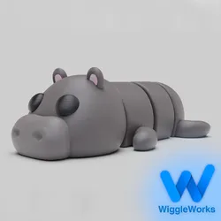FLEXI ARTICULATED HIPPO (MULTICOLOR)