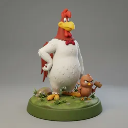 Foghorn Leghorn and Chickenhawk