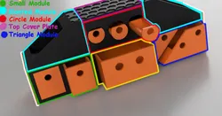 FULLY Modular drawer&organiser system - source files included
