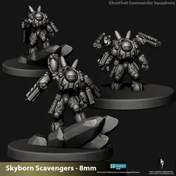 GhostSuit Commander Squadrons - Skyborn - 8mm