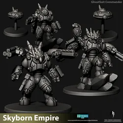GhostSuit Commanders - Skyborn - 28mm