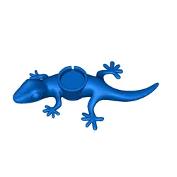 gratuită de Digital Art STL Descărcare - Gecko - Dave's Prints
