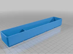 Gridfinity toothbrush tray