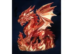 Infernal Dragon (by AR3DP) with solid floor