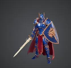 Medieval Knight Warrior - Highly Detailed Armored Knight for Tabletop & Display
