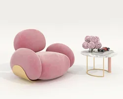Modern Coffee Table and Armchair 60