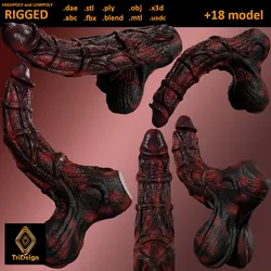 Molgrith Demon Penis Sextoy Rigged