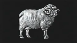 Ram Bas Relief 3D Print Model in Sculpture 588605
