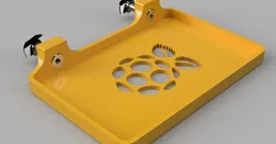 Raspberry Pi 4B + Radiator Shelf for 2020 extrusion