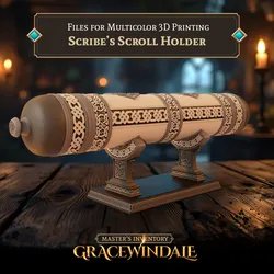 Scribes Scroll Holder 3D Print Model in Game Accessories 587177