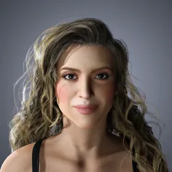 Shakira Character Low-poly