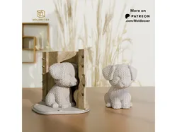Silicone Mold System - Knitted Dog