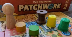 Thread Spool Pawn for Patchwork Board Game