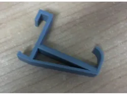 Wire Shelf Hook - narrower and with a hook