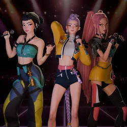 Zoey, Rumi, Mira - Kpop Demon Hunters