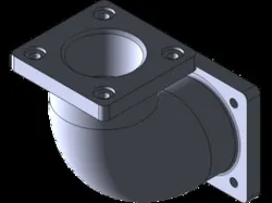 90 Degree Flanged Fitting