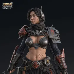 "Akata" Post-Apocalyptic Fantasy Sai Warrior