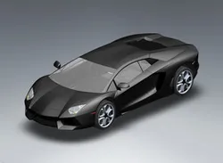 Aventador-Style Concept Supercar