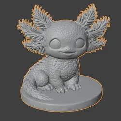 Axodrake – Baby Axolotl Dragon