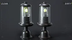 Beacon Light 04 - Cast Iron Bollard Lamp