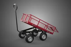 COLLAPSIBLE MESH FOLDABLE FOLD TROLLEY TROLLY CART WAGON TRAILER