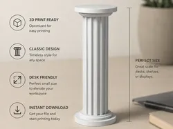Desk Pillar - Free 3D Print Model