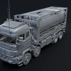 Dutch Scania Gryphus Tanker Truck