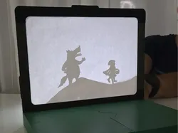 Foldable Shadow Puppet Theatre Box - Free 3D Print Model