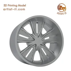 FOOSE ARCH WHEEL 3D PRINT MODEL 3D Print Model in Automotive 628255