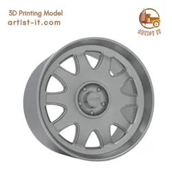 FOOSE CHALLENGER WHEEL 3D PRINT MODEL 3D Print Model in Automotive 628274