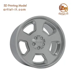 FOOSE FURY CONCAVE-v2 WHEEL 3D PRINT MODEL 3D Print Model in Automotive 628284