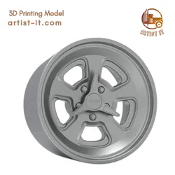 FOOSE FURY CONCAVE WHEEL 3D PRINT MODEL 3D Print Model in Automotive 628283