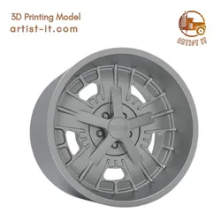 FOOSE GUSSET WHEEL 3D PRINT MODEL 3D Print Model in Automotive 628289