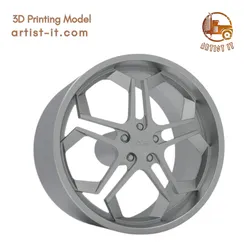 FOOSE IMPALA v1 WHEEL 3D PRINT MODEL 3D Print Model in Automotive 628291