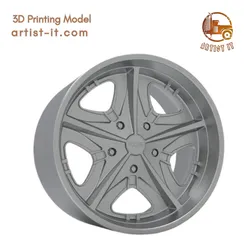 FOOSE KNIGHT WHEEL 3D PRINT MODEL 3D Print Model in Automotive 628294