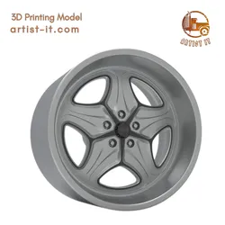 FOOSE MERLOT WHEEL 3D PRINT MODEL 3D Print Model in Automotive 628296