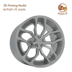FOOSE OUTCAST WHEEL 3D PRINT MODEL 3D Print Model in Automotive 628297